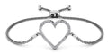 Shimmering Heart Adjustable Lab - Grown Diamond Bracelet with 0.31 ct.(finished) - Luxury Time NYC