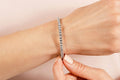 Soft Twist Four Prong Diamond Bangle with 4.00 ct.(finished) 3.5mm - Luxury Time NYC