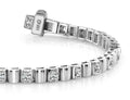 Solid Box Link Diamond Bracelet with 1.50 ct.(finished) 2.5mm - Luxury Time NYC