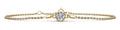 Solitaire Brilliant Round Diamond Adjustable Lab - Grown Diamond Bracelet with 1.00 ct.(finished) 6.5mm - Luxury Time NYC