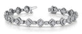 Spotlight Princess Cut Diamond Bracelet with 5.74 ct.(finished) 1.2mm, 2.5mm, 2.7mm - Luxury Time NYC