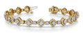 Spotlight Princess Cut Diamond Bracelet with 5.74 ct.(finished) 1.2mm, 2.5mm, 2.7mm - Luxury Time NYC