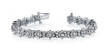 Starburst Red Carpet Bracelet Lab - Grown Diamond with 6.00 ct.(finished) 1.7mm, 2mm, 2.6mm - Luxury Time NYC