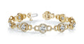 Stylish Circles Diamond Bracelet with 4.98 ct.(finished) 1.1mm, 4mm - Luxury Time NYC