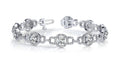 Stylish Circles Diamond Bracelet with 7.24 ct.(finished) 1.1mm, 5mm - Luxury Time NYC