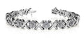 Stylized X Flower Lab - Grown Diamond Bracelet with 6.30 ct.(finished) 2.5mm - Luxury Time NYC