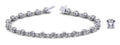 Sweetheart Chain Link Diamond Tennis Diamond Bracelet with 3.89 ct.(finished) 3.6mm - Luxury Time NYC