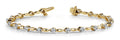 Teardrop Link Diamond Bracelet with 0.99 ct.(finished) 2mm - Luxury Time NYC