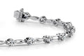 Teardrop Link Diamond Bracelet with 2.07 ct.(finished) 2.8mm - Luxury Time NYC