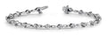 Teardrop Link Diamond Bracelet with 3.99 ct.(finished) 3.8mm - Luxury Time NYC