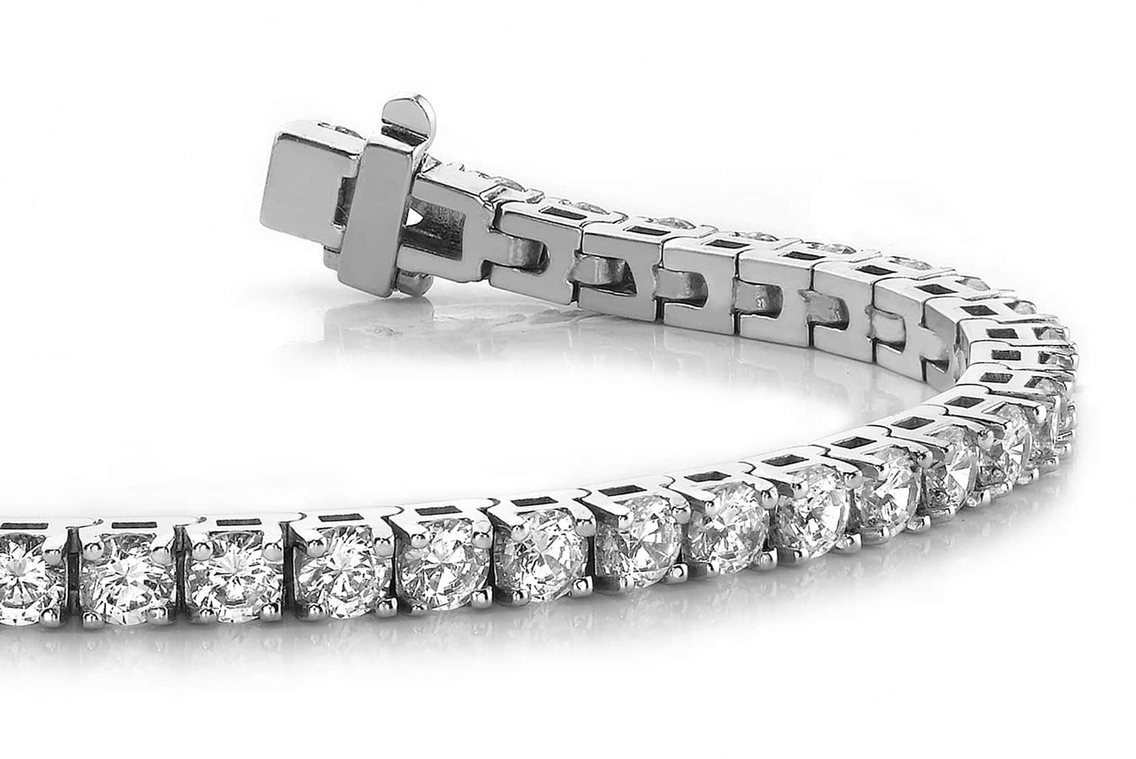 Timeless Four Prong Diamond Tennis Bracelet with 3.02 ct.(finished) 2.25mm - Luxury Time NYC