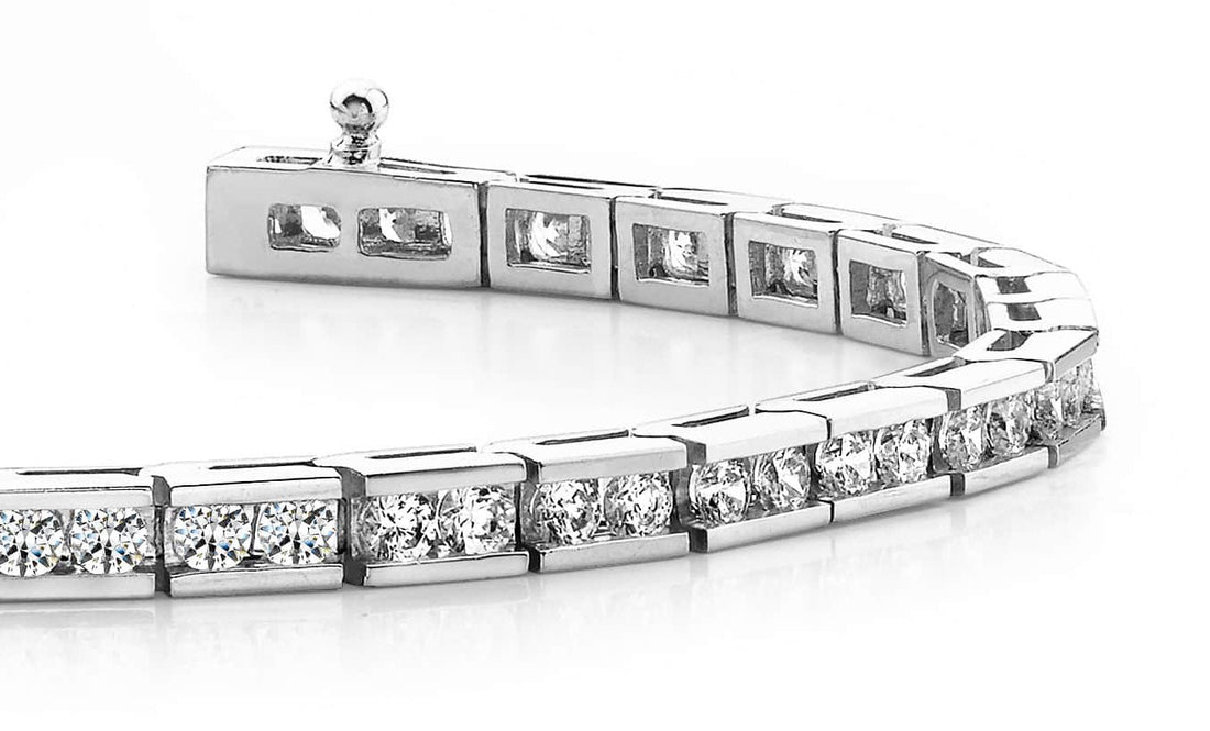 Timeless Roadway Diamond Tennis Bracelet with 4.48 ct.(finished) 2.5mm - Luxury Time NYC