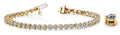 Timeless Three Prong Diamond Tennis Bracelet with 12.40 ct.(finished) 4.7mm - Luxury Time NYC