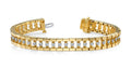 Track Link Diamond Bracelet with 2.50 ct.(finished) 2.25mm - Luxury Time NYC