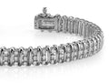 Triple Illusion Diamond Bracelet with 1.91 ct.(finished) 1.2mm - Luxury Time NYC