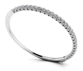 Tulip Edge Diamond Bangle Bracelet with 3.84 ct.(finished) 3.5mm - Luxury Time NYC