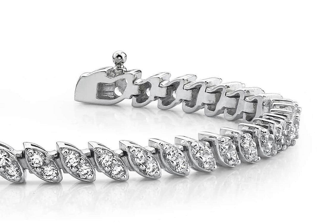 Two Peas In A Pod Lab - Grown Diamond Bracelet with 4.00 ct.(finished) 2.25mm - Luxury Time NYC