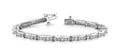 Two Tone Channel Link Lab - Grown Diamond Bracelet with 2.96 ct.(finished) 2.2mm - Luxury Time NYC