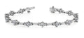 Two Tone Triple Diamond Bracelet with 2.99 ct.(finished) 2mm, 3.5mm - Luxury Time NYC