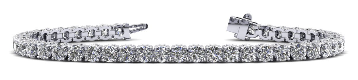 Ultimate Tennis Bracelet with Side Stones Diamond with 11.70 ct.(finished) 1.5mm, 4mm - Luxury Time NYC