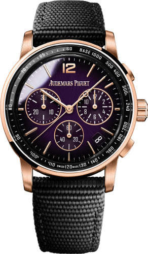 Audemars Piguet Code 11.59 Chronograph 41mm Rose Gold Purple Dial - 26393OR.OO.A002KB.02