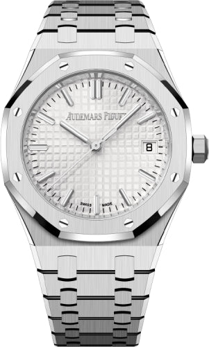 Audemars Piguet Royal Oak 34mm Stainless Steel Silver Dial Watch - 77450ST.OO.1361ST.02