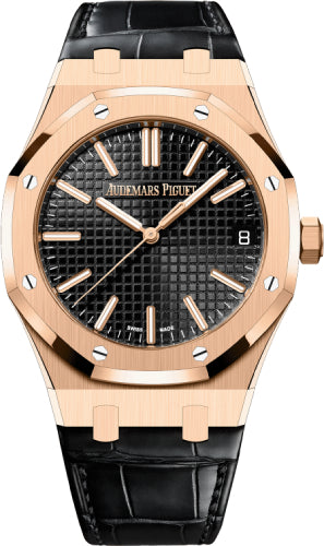 Audemars Piguet Royal Oak 41mm Rose Gold Black Dial | 15510OR.OO.D002CR.02