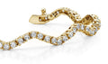 Winding Road Diamond Bracelet with 3.52 ct.(finished) 2.5mm - Luxury Time NYC