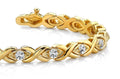 X Link Diamond Bracelet with 1.79 ct.(finished) 3.0mm - Luxury Time NYC